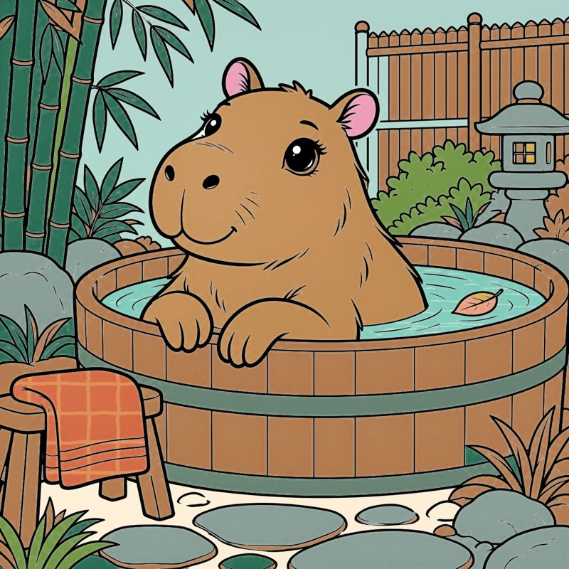 Colored the garden soak scene from Little Daydreams